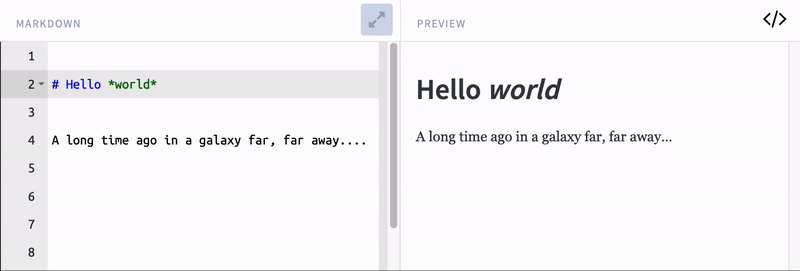 Feedback loop between adding and deleting syntax characters in Markdown