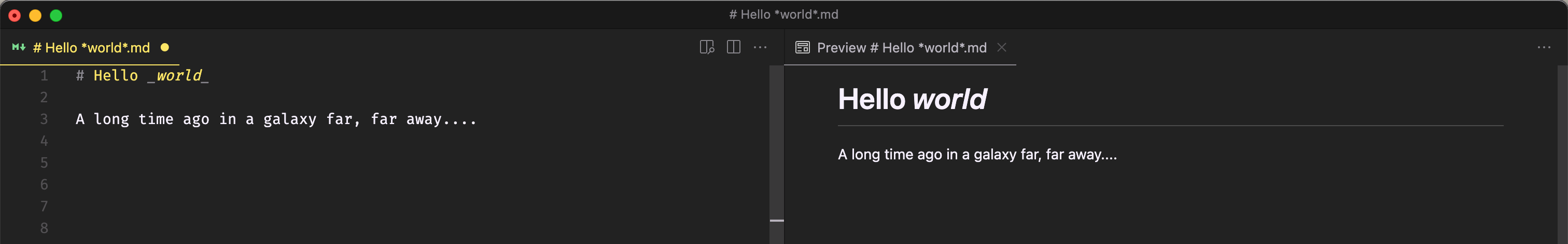 Split-pane in VSCode