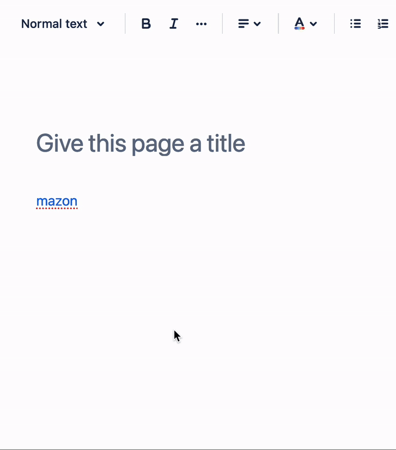 Fool proof way to edit link in Confluence via pop up